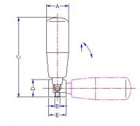C433/C434摺疊把手